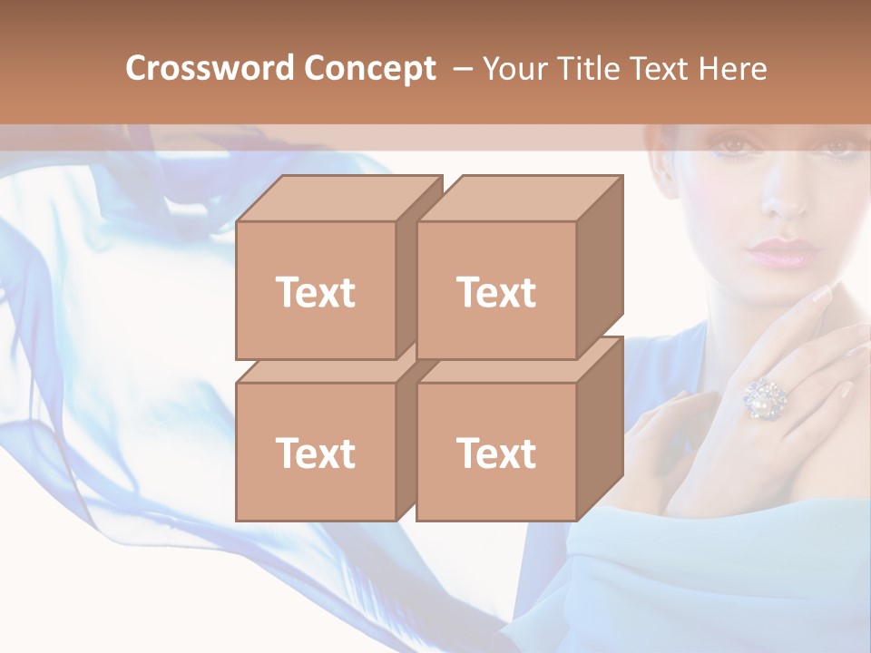 Pearl Beauty Portrait PowerPoint Template