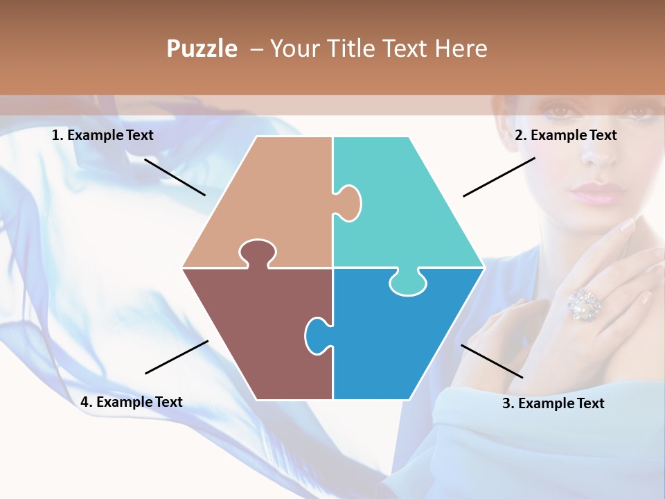 Pearl Beauty Portrait PowerPoint Template