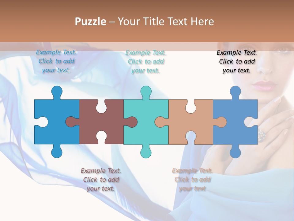 Pearl Beauty Portrait PowerPoint Template