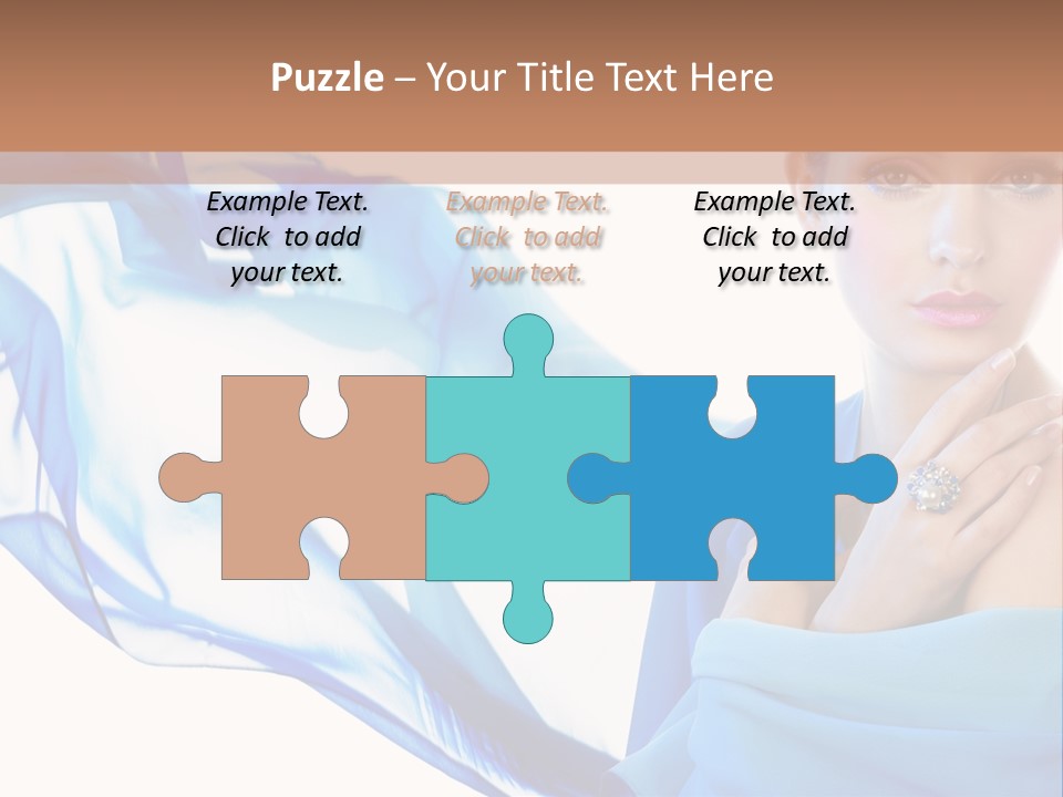 Pearl Beauty Portrait PowerPoint Template