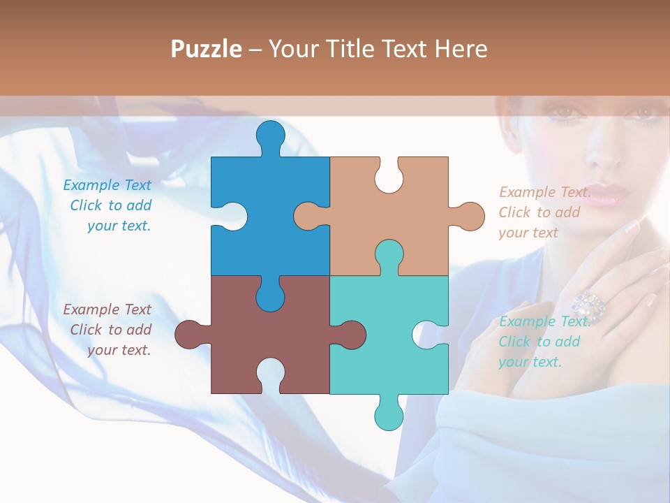 Pearl Beauty Portrait PowerPoint Template