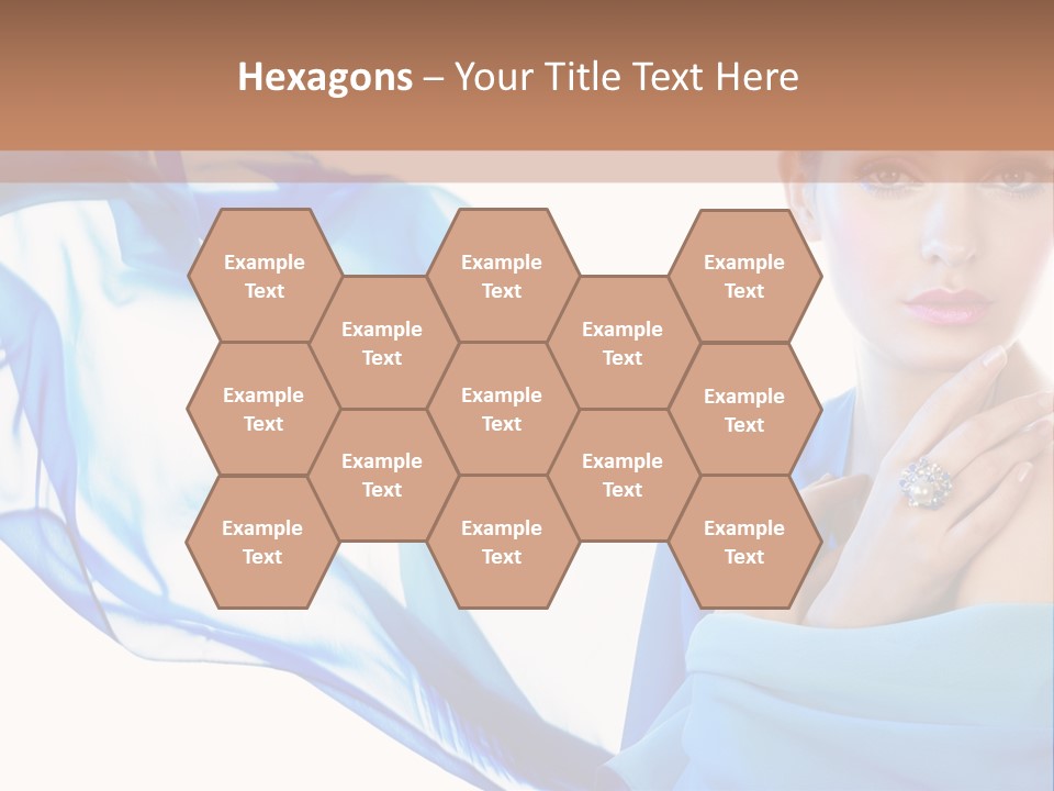 Pearl Beauty Portrait PowerPoint Template