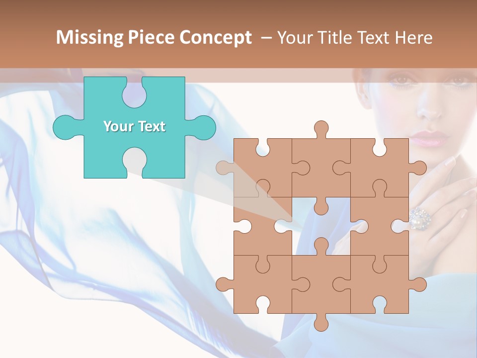 Pearl Beauty Portrait PowerPoint Template