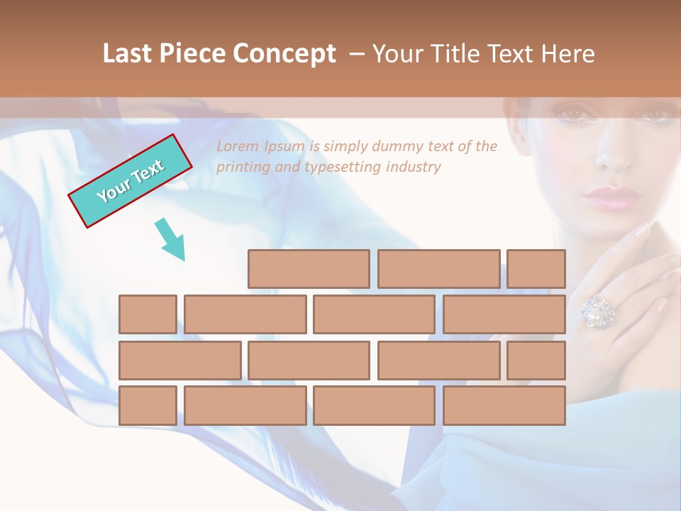 Pearl Beauty Portrait PowerPoint Template