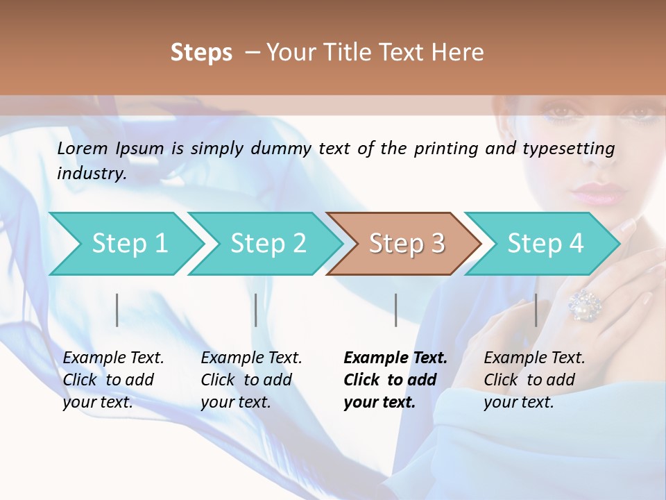 Pearl Beauty Portrait PowerPoint Template