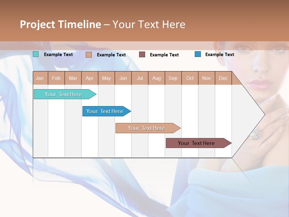 Pearl Beauty Portrait PowerPoint Template