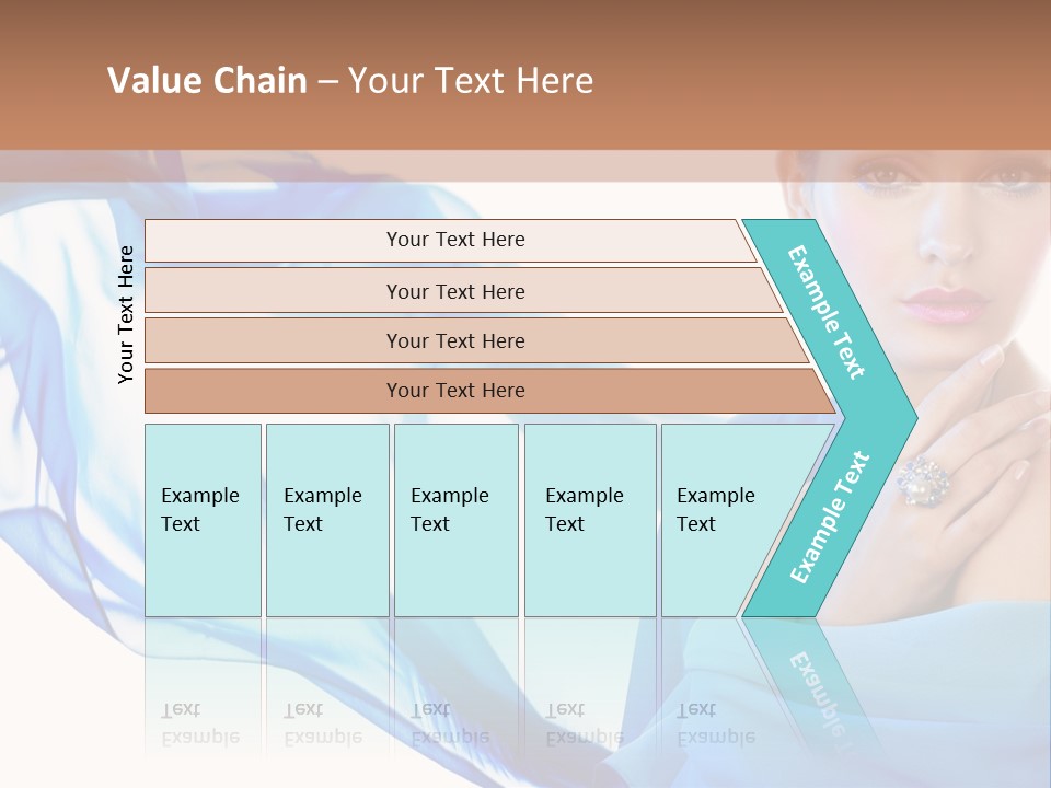 Pearl Beauty Portrait PowerPoint Template