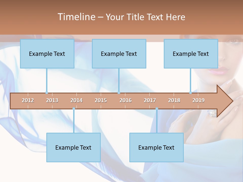 Pearl Beauty Portrait PowerPoint Template