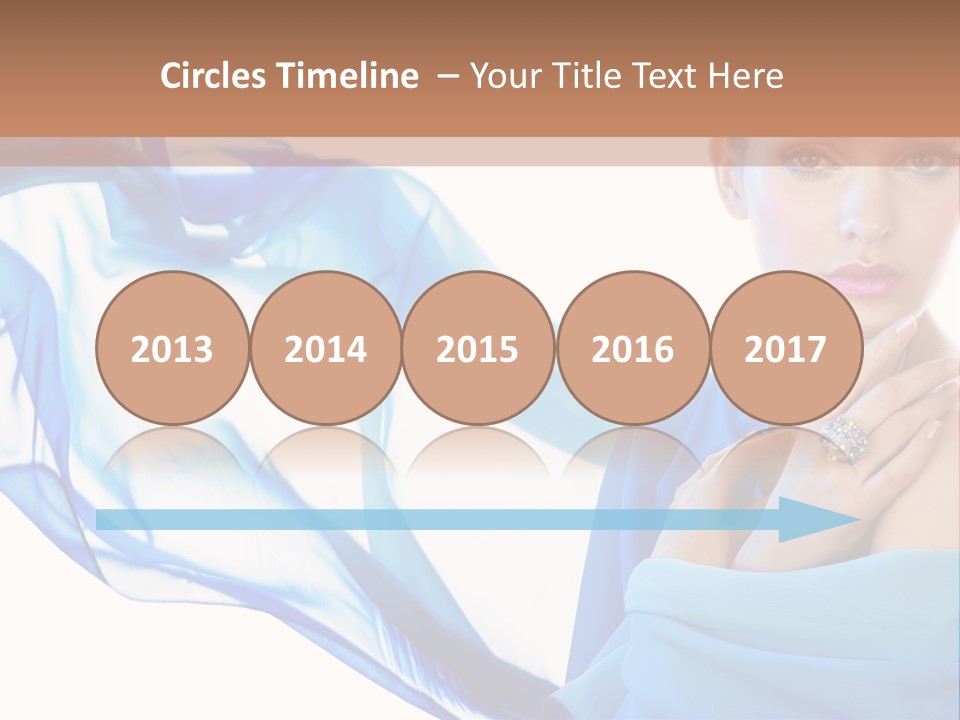 Pearl Beauty Portrait PowerPoint Template