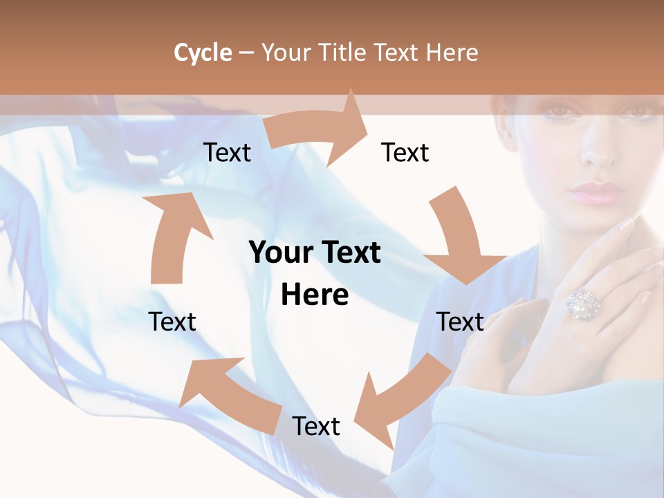 Pearl Beauty Portrait PowerPoint Template