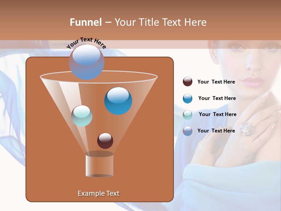 Pearl Beauty Portrait PowerPoint Template