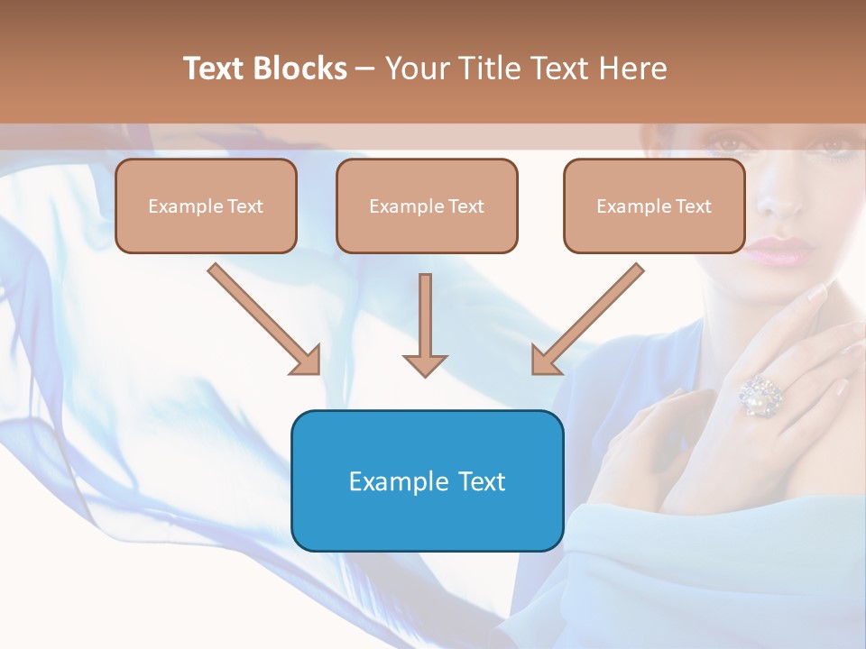 Pearl Beauty Portrait PowerPoint Template