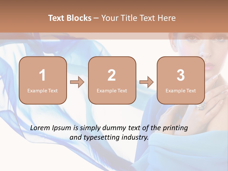 Pearl Beauty Portrait PowerPoint Template