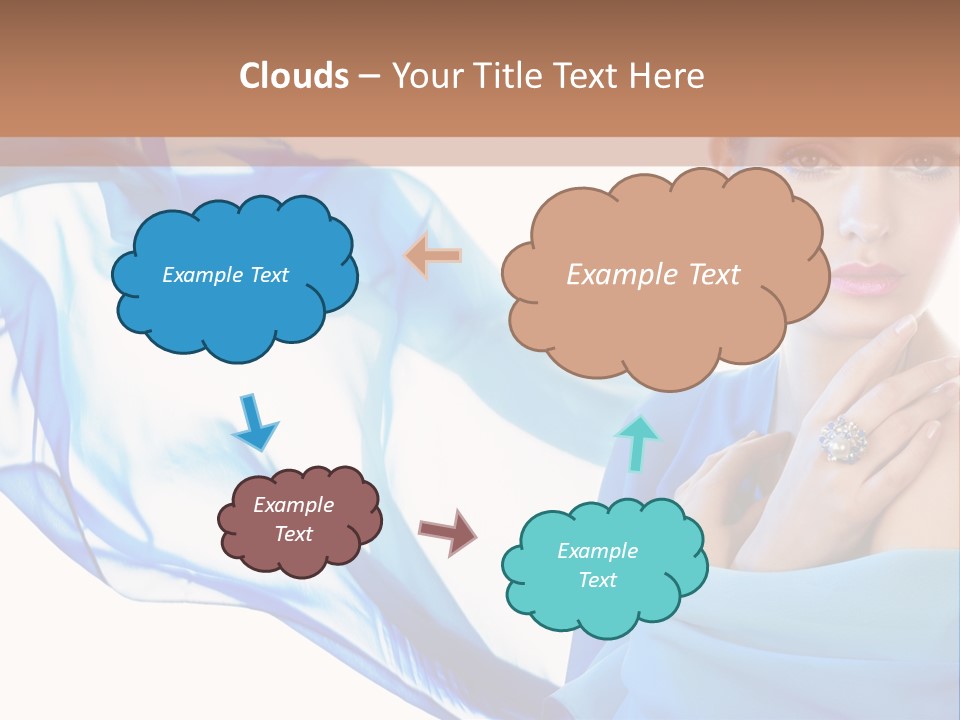 Pearl Beauty Portrait PowerPoint Template