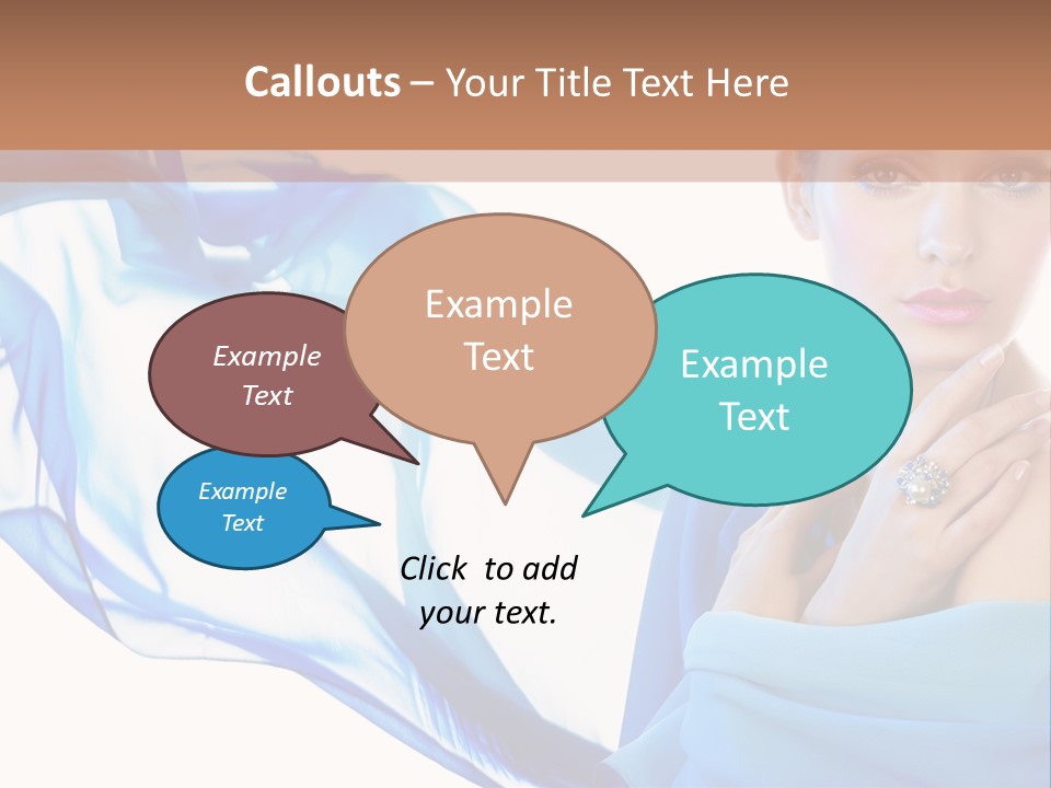 Pearl Beauty Portrait PowerPoint Template