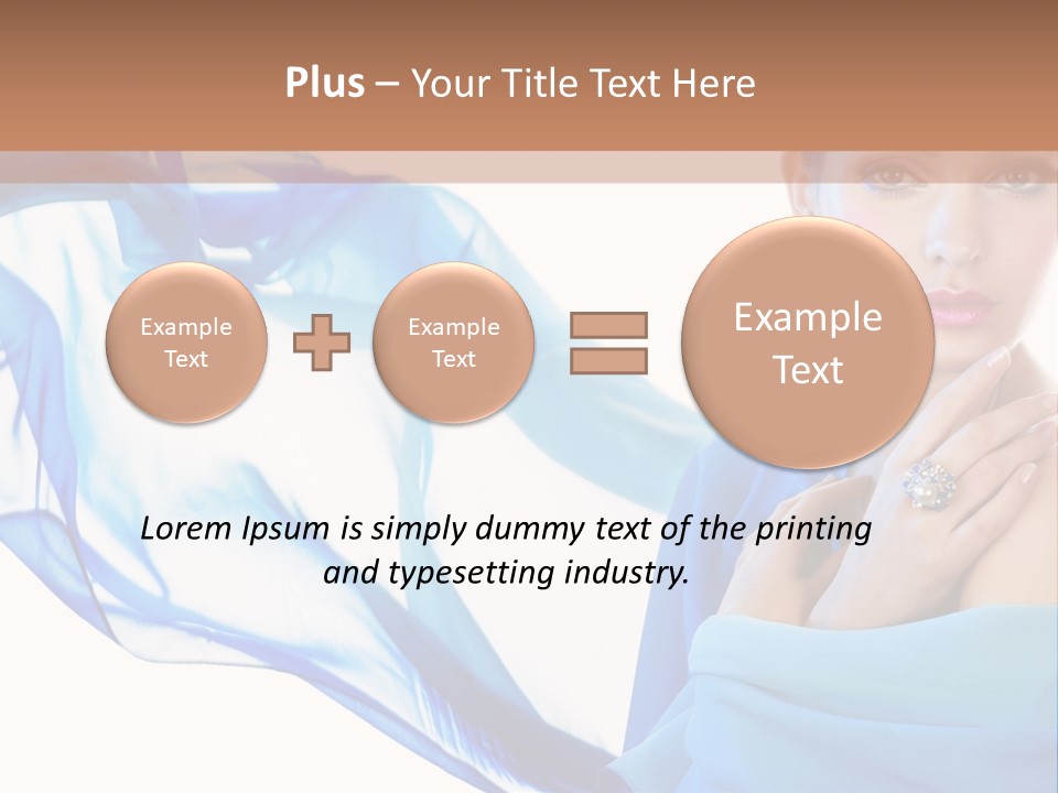 Pearl Beauty Portrait PowerPoint Template