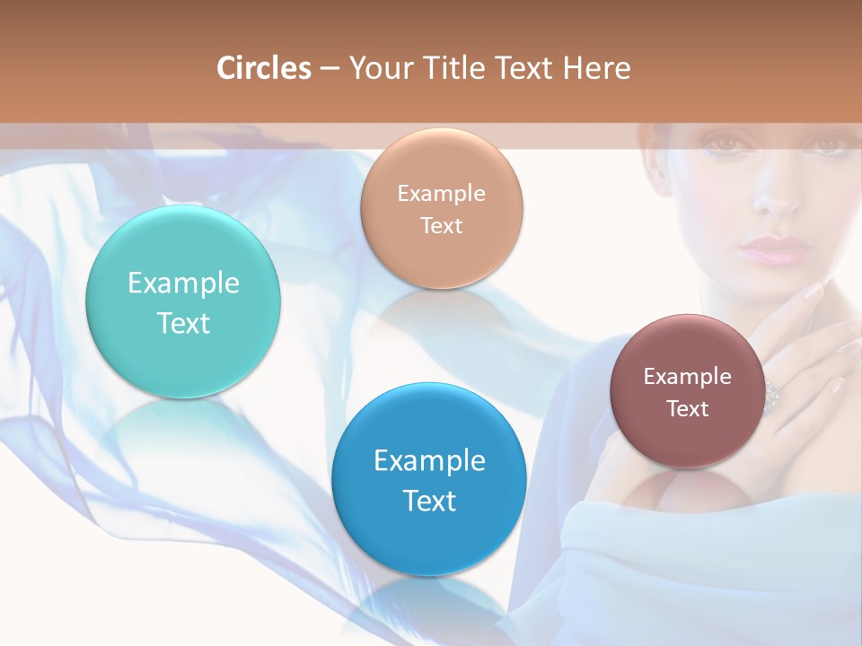 Pearl Beauty Portrait PowerPoint Template