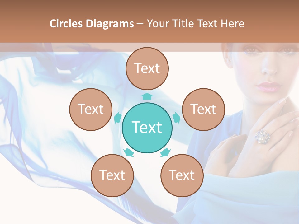 Pearl Beauty Portrait PowerPoint Template