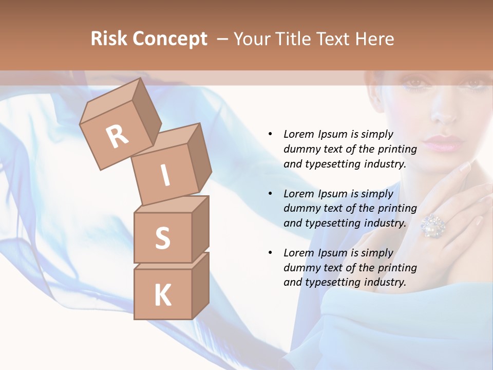 Pearl Beauty Portrait PowerPoint Template