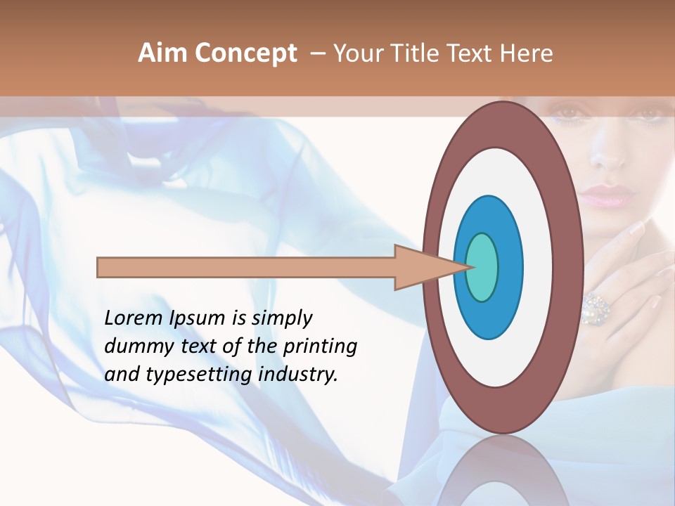 Pearl Beauty Portrait PowerPoint Template