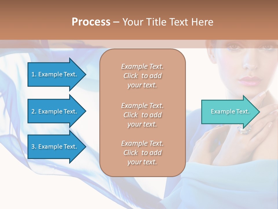 Pearl Beauty Portrait PowerPoint Template