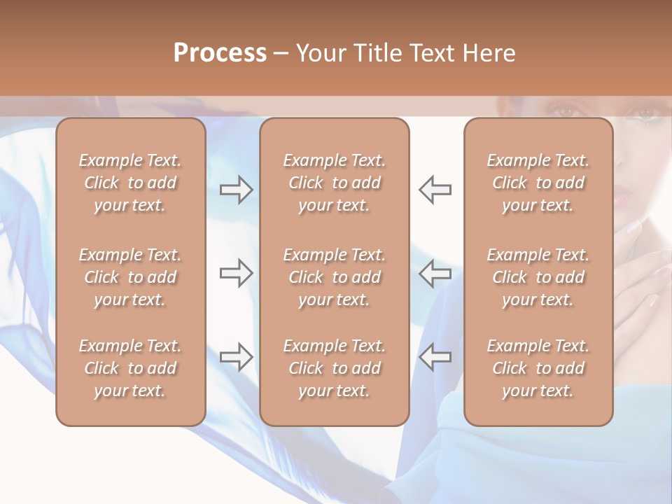 Pearl Beauty Portrait PowerPoint Template