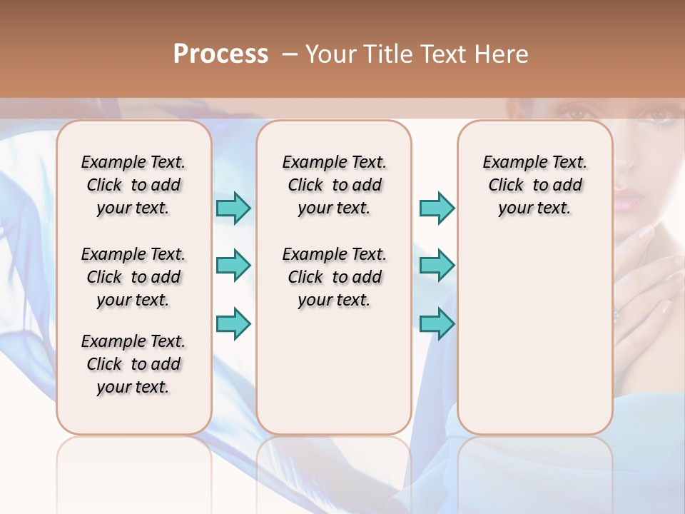 Pearl Beauty Portrait PowerPoint Template