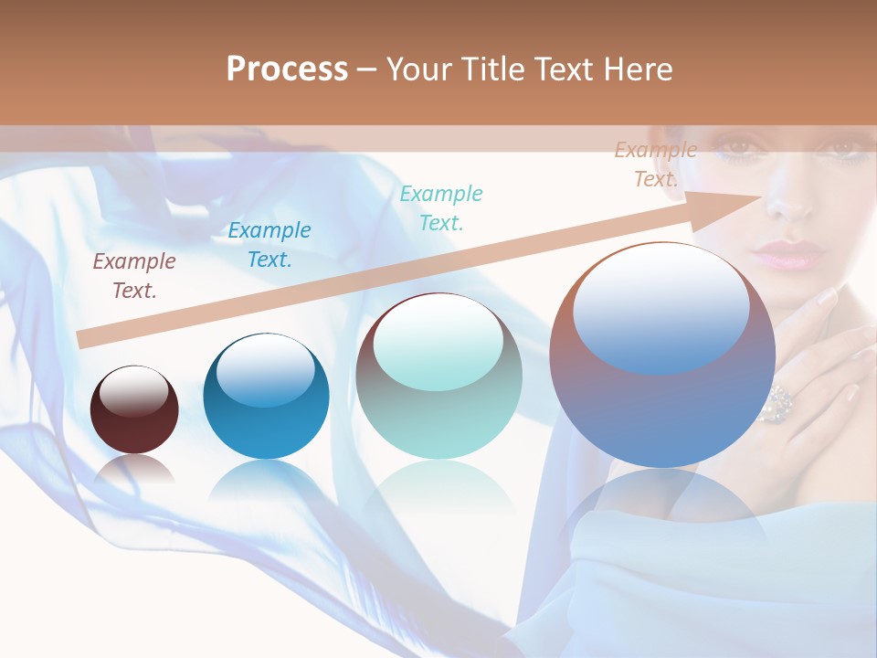 Pearl Beauty Portrait PowerPoint Template