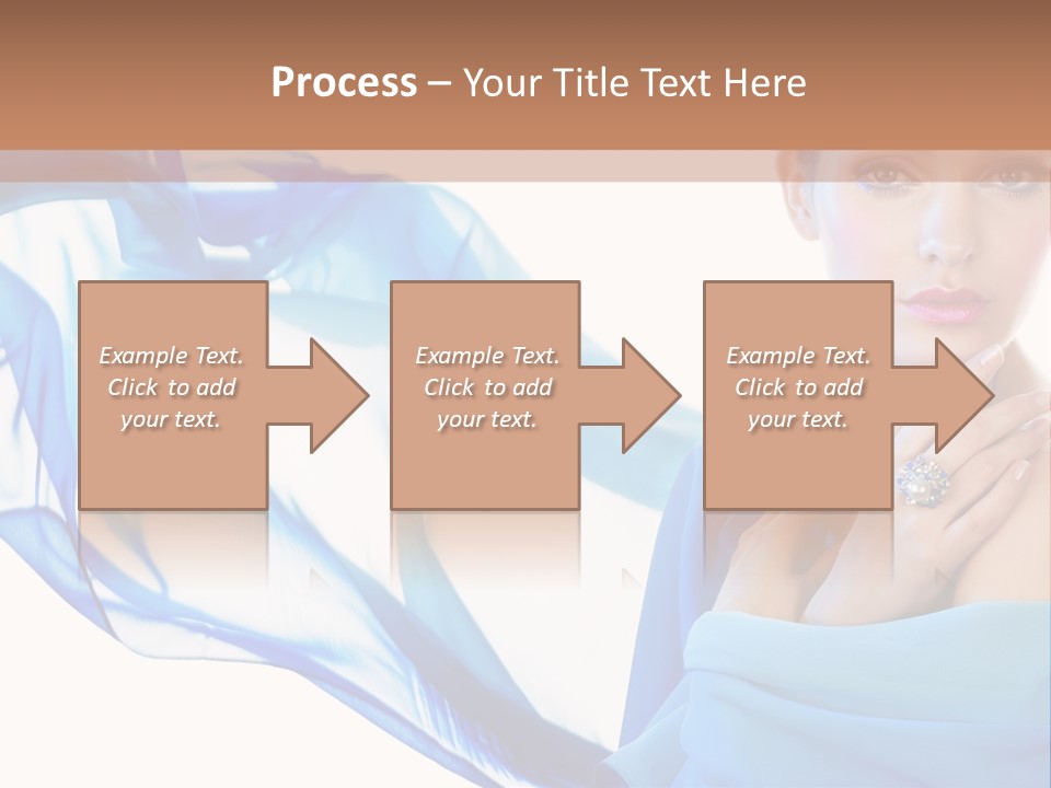 Pearl Beauty Portrait PowerPoint Template