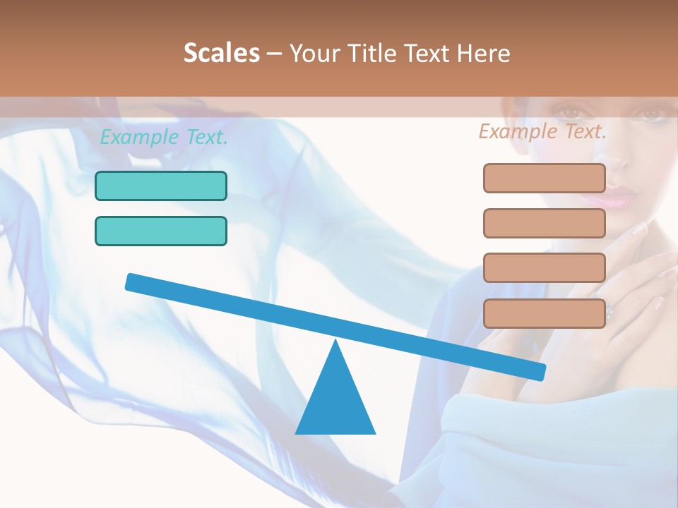 Pearl Beauty Portrait PowerPoint Template