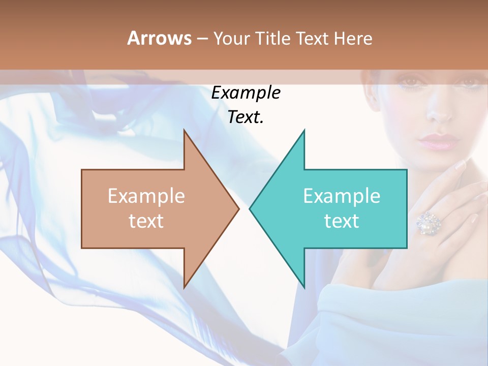 Pearl Beauty Portrait PowerPoint Template