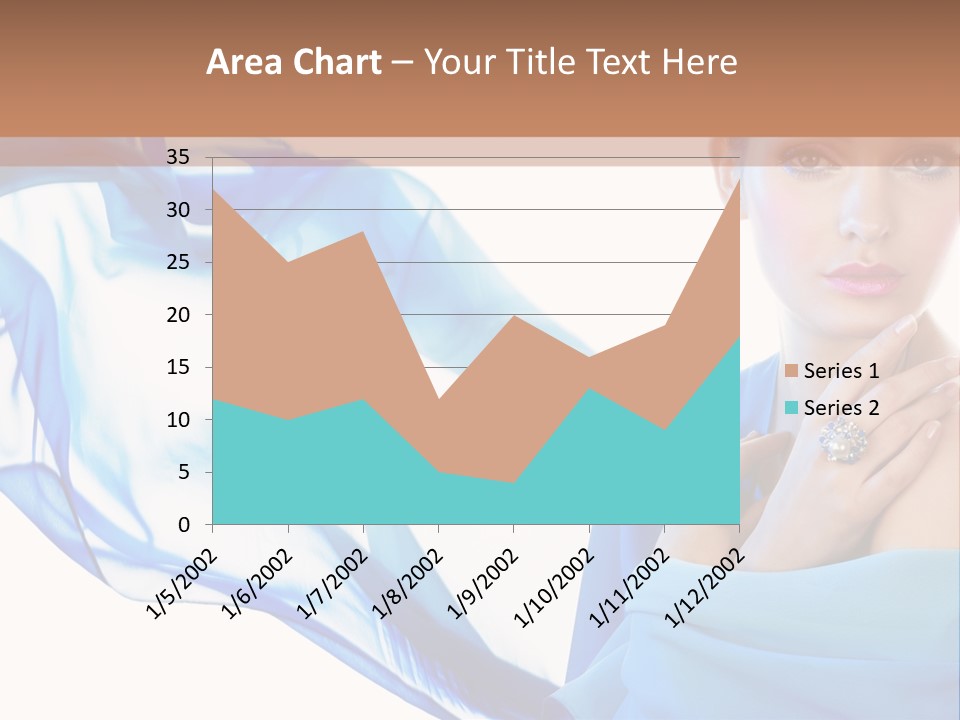 Pearl Beauty Portrait PowerPoint Template