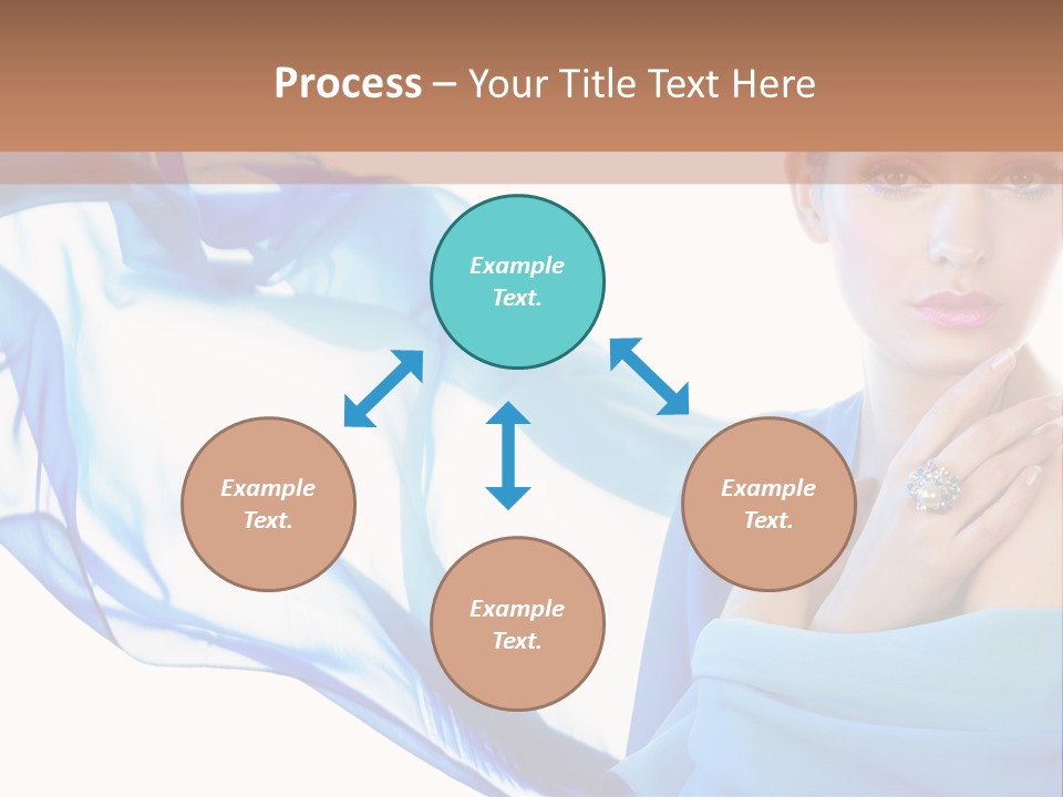 Pearl Beauty Portrait PowerPoint Template