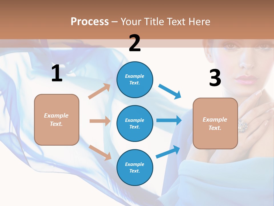 Pearl Beauty Portrait PowerPoint Template