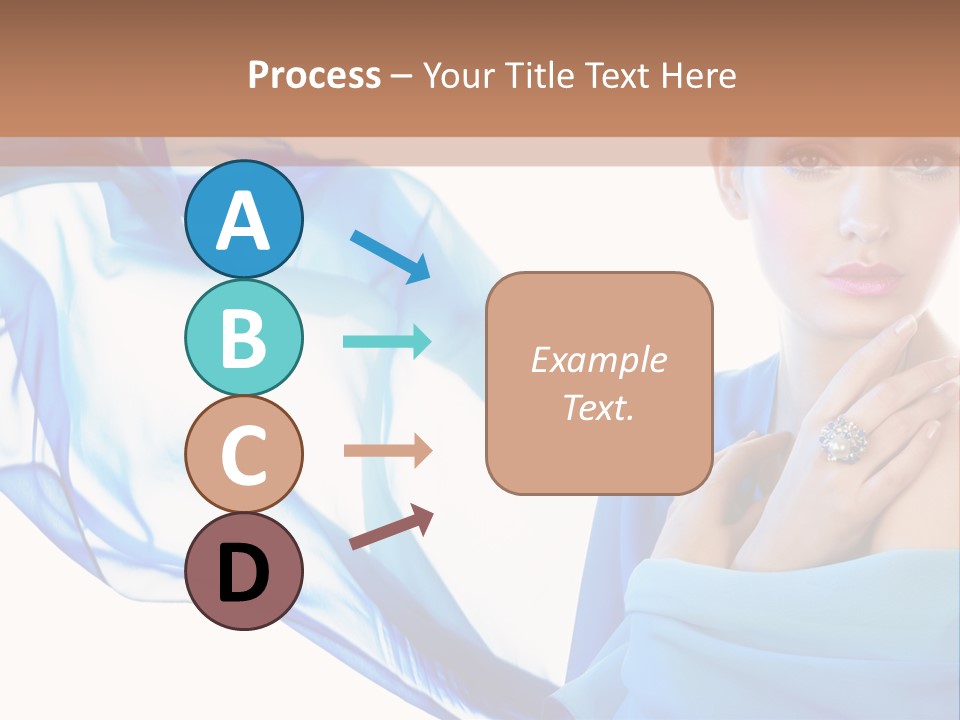 Pearl Beauty Portrait PowerPoint Template