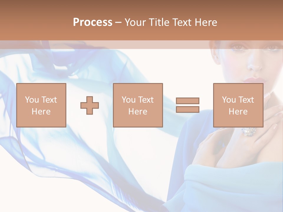 Pearl Beauty Portrait PowerPoint Template