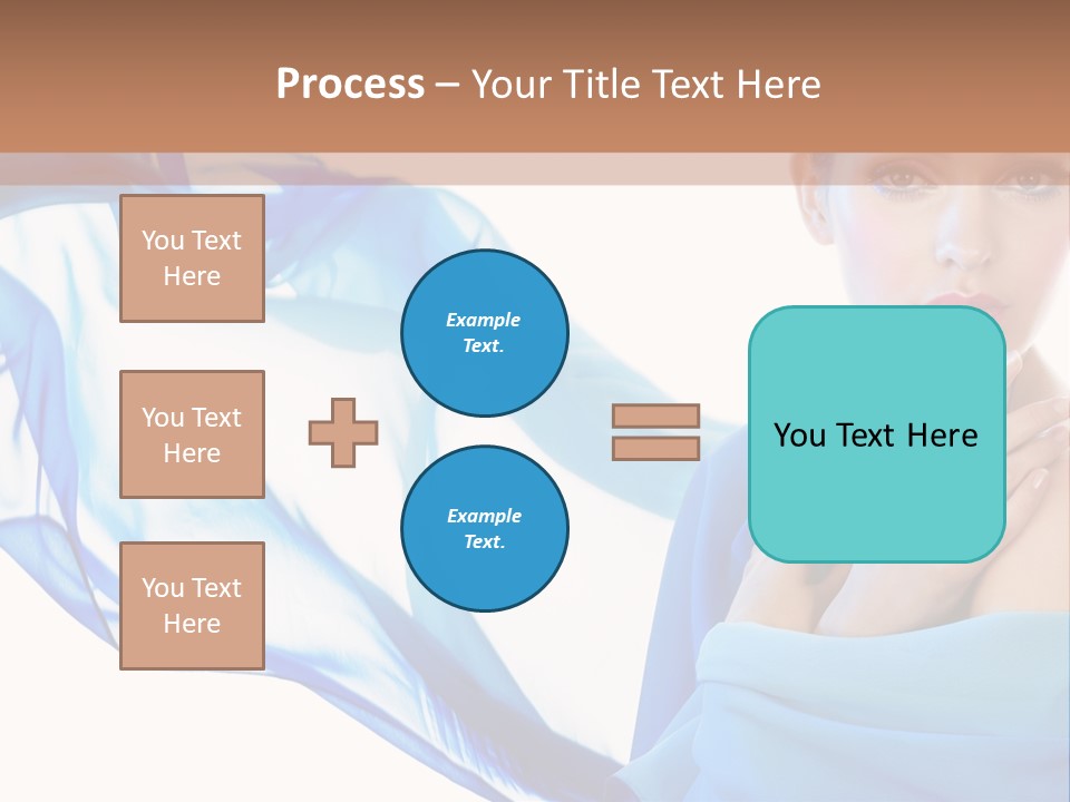 Pearl Beauty Portrait PowerPoint Template