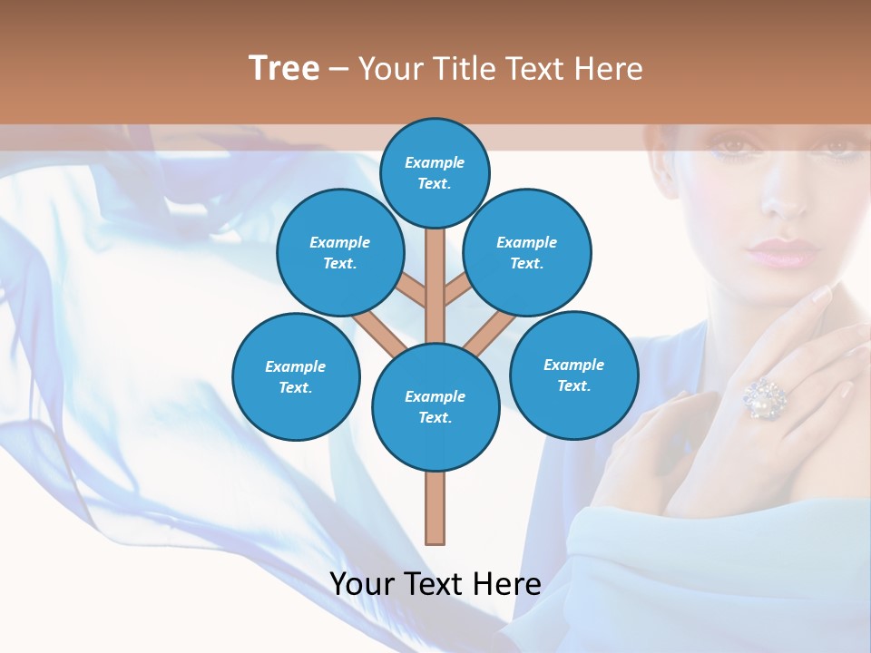 Pearl Beauty Portrait PowerPoint Template