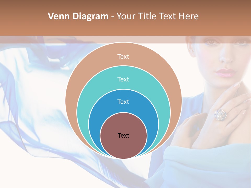 Pearl Beauty Portrait PowerPoint Template