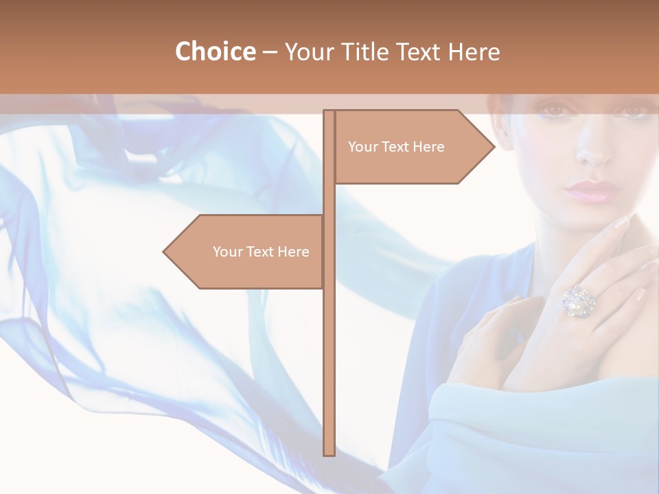 Pearl Beauty Portrait PowerPoint Template