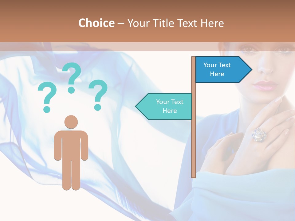 Pearl Beauty Portrait PowerPoint Template