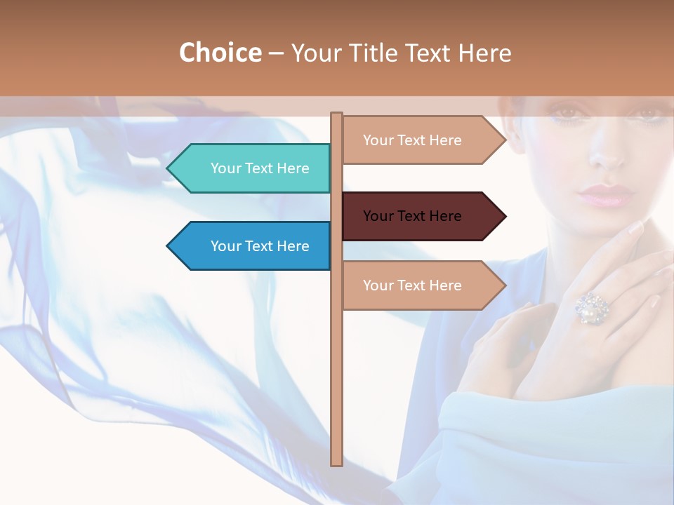 Pearl Beauty Portrait PowerPoint Template