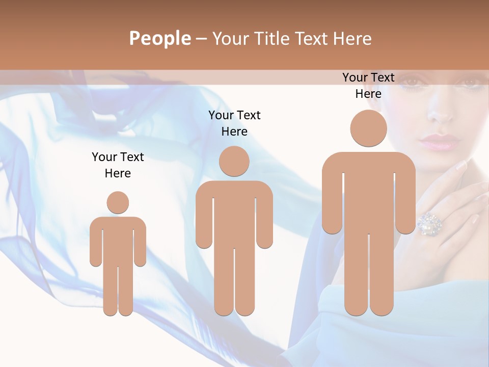 Pearl Beauty Portrait PowerPoint Template