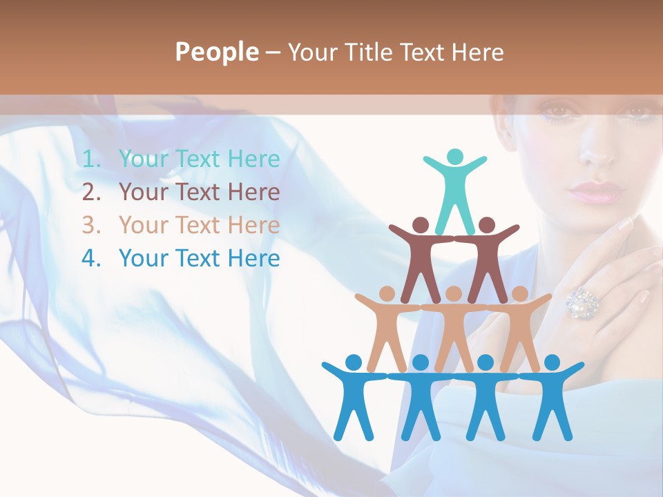 Pearl Beauty Portrait PowerPoint Template