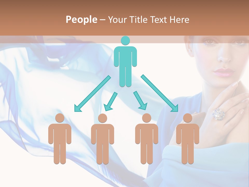 Pearl Beauty Portrait PowerPoint Template