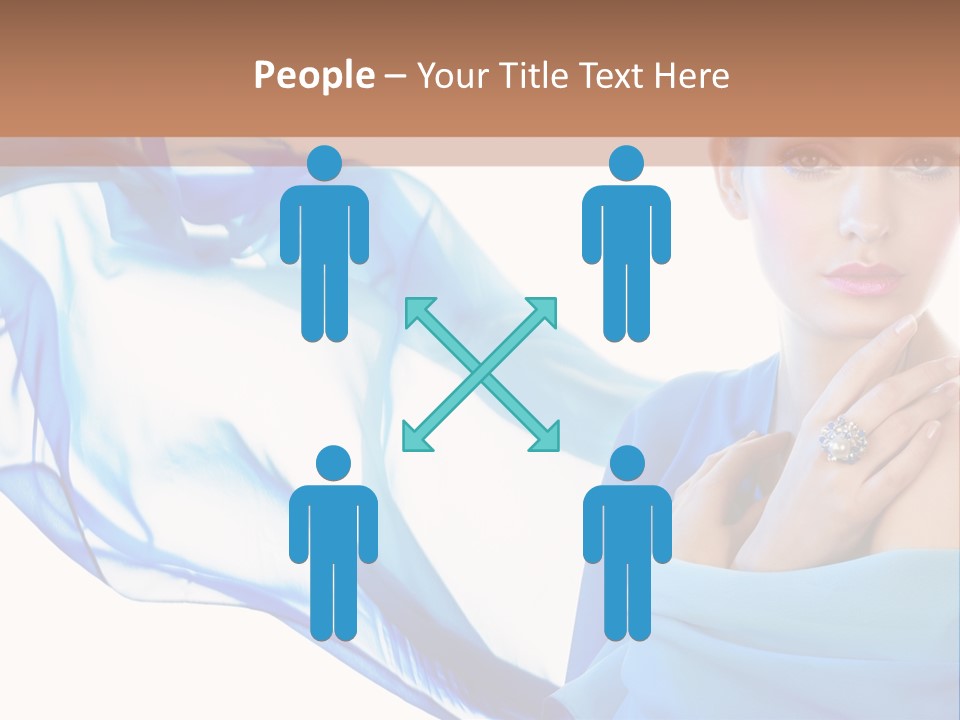 Pearl Beauty Portrait PowerPoint Template