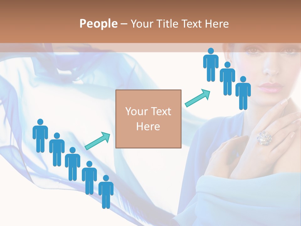 Pearl Beauty Portrait PowerPoint Template