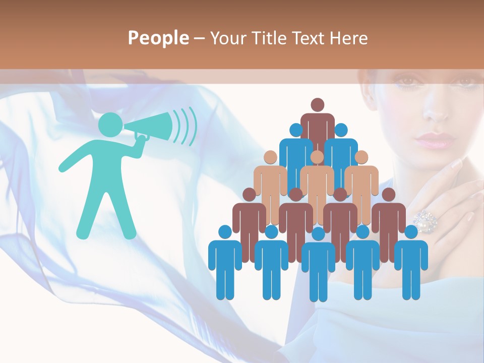 Pearl Beauty Portrait PowerPoint Template