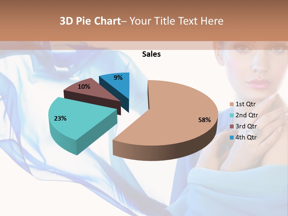 Pearl Beauty Portrait PowerPoint Template