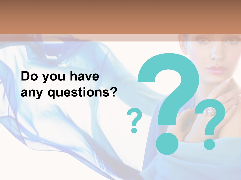 Pearl Beauty Portrait PowerPoint Template